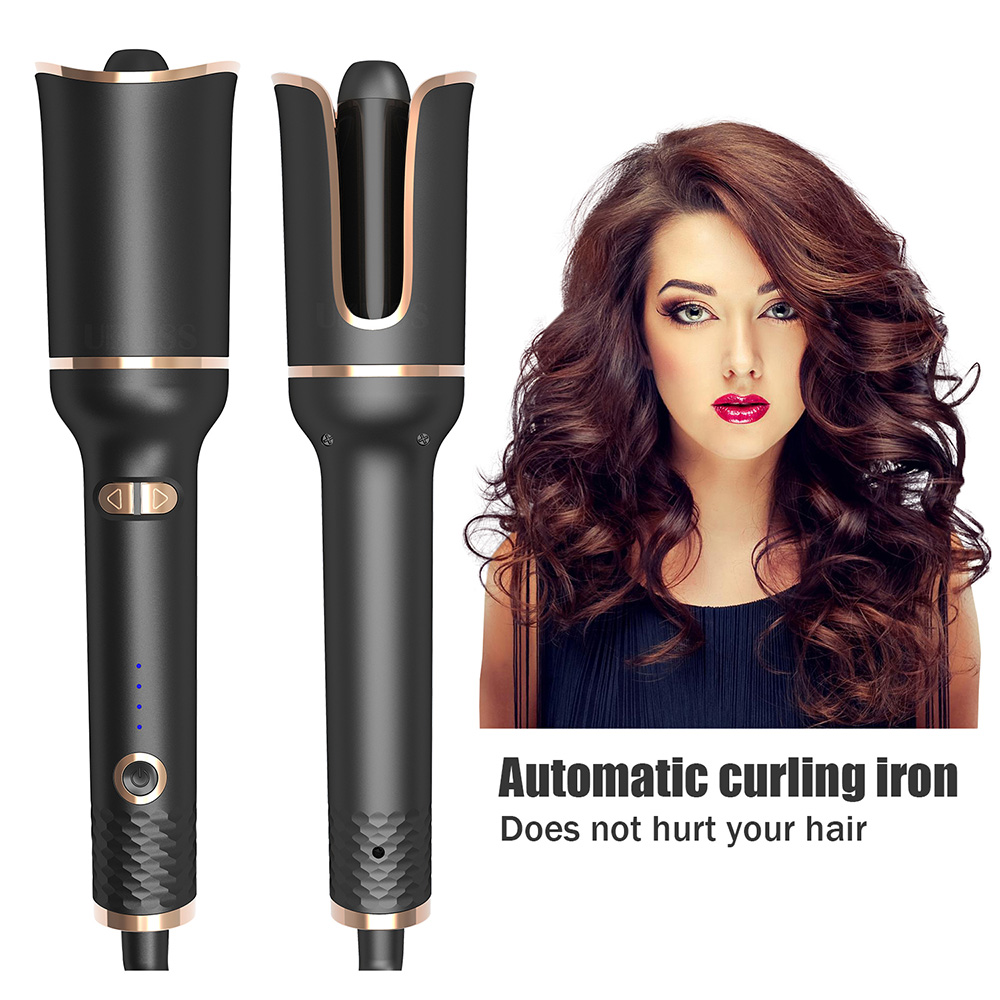 Power Tools Uk - หมุนอัตโนมัติผมเซรามิค Curler อัตโนมัติ Curling Iron จัดแต่งทรงผมเครื่องมือผม