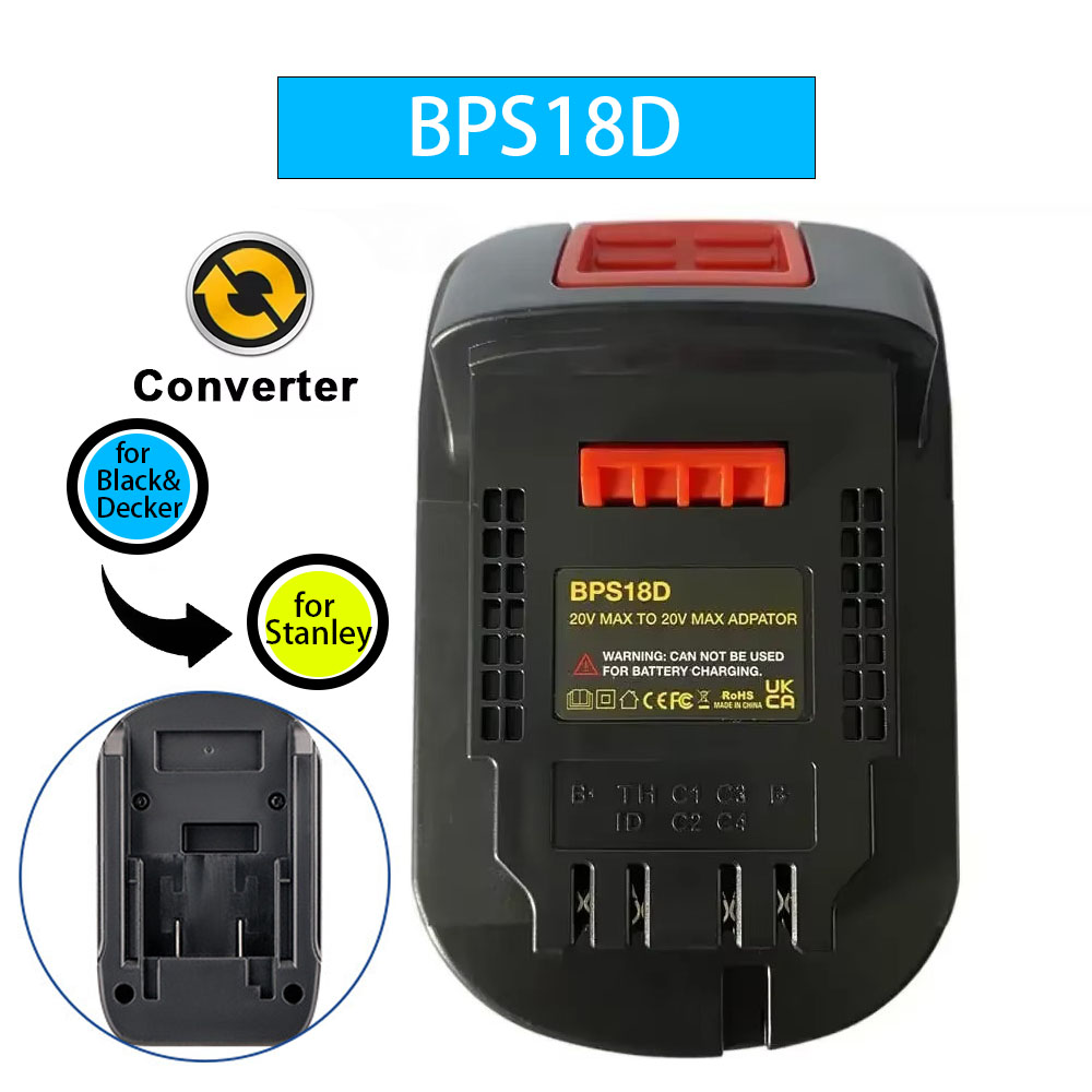 Power Tools Stanley - อะแดปเตอร์ BPS18D สําหรับ Black & Decker