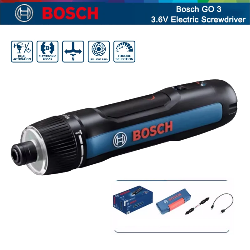 Power Tools Bosch - ไขควงไฟฟ้า BOSCH Go 3 ไขควงอัจฉริยะ Bosch