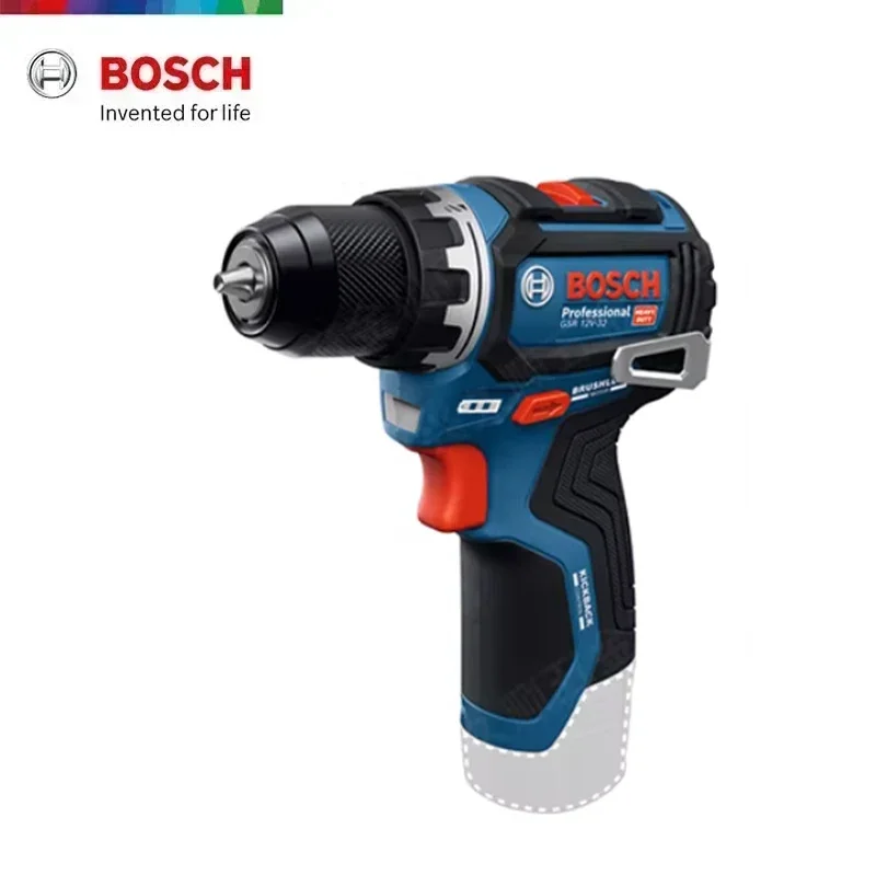 Power Tools Bosch - บ๊อช โปรเฟสชันแนล GSR 12V-32 สว่านไร้สายแบบไร้แปรงถ่าน แรงบิดสูง
