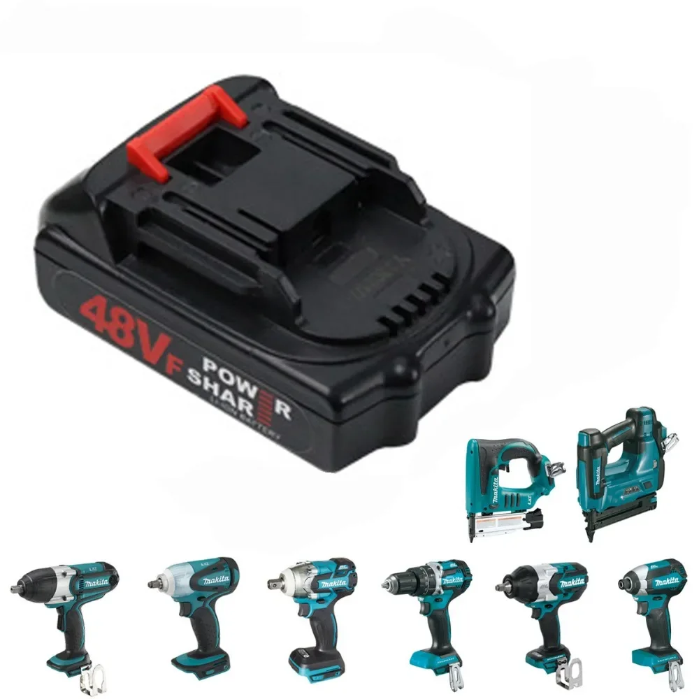 Power Tools Uk - 48V 10000mAh แบตเตอรี่ลิเธียมไอออนความจุสูง EU/US/AU/UK ปลั๊กสําหรับ Makita