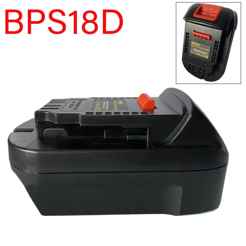 Power Tools Stanley - อะแดปเตอร์ BPS18D สำหรับแปลงแบตเตอรี่ ion แบตเตอรี่ลิเธียม18V เป็น