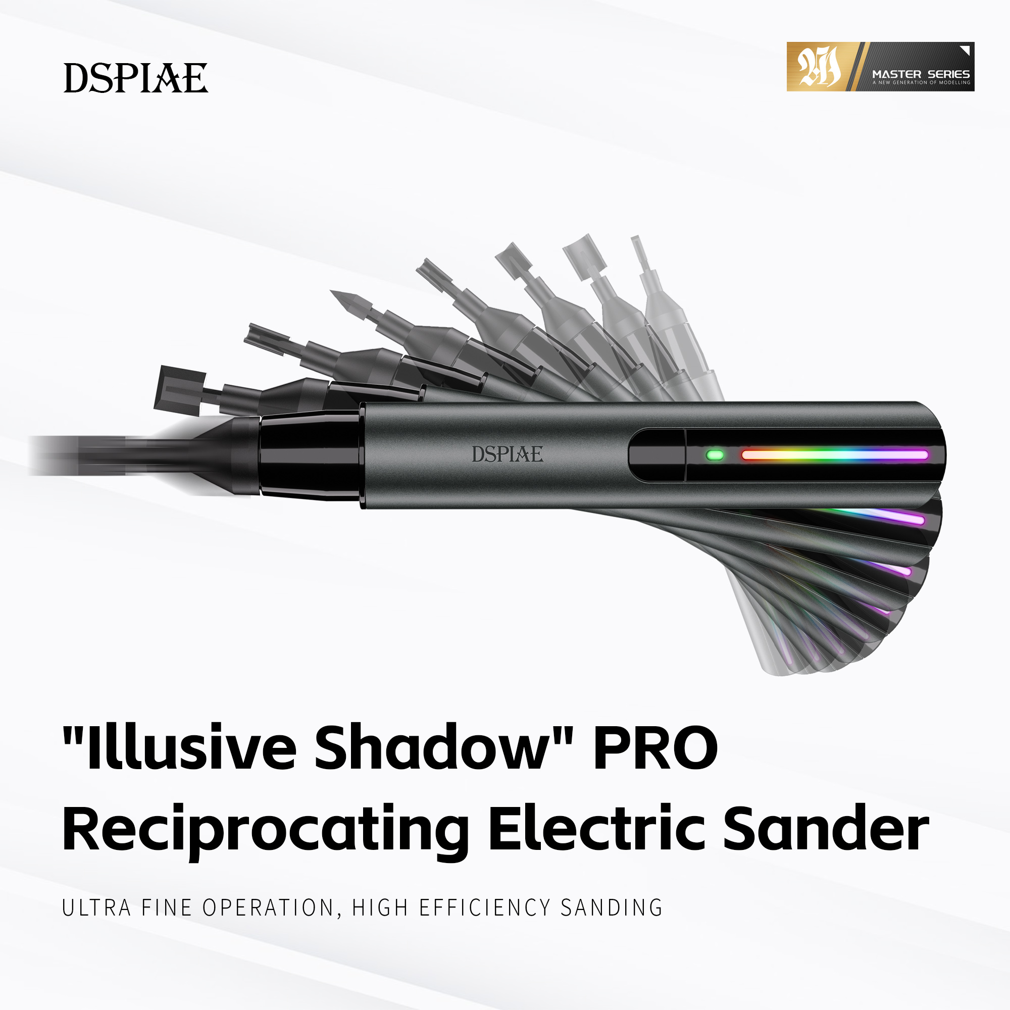 Power Tools Sander - เครื่องขัดกระดาษทรายไฟฟ้าแบบลูกสูบ ES-A PRO