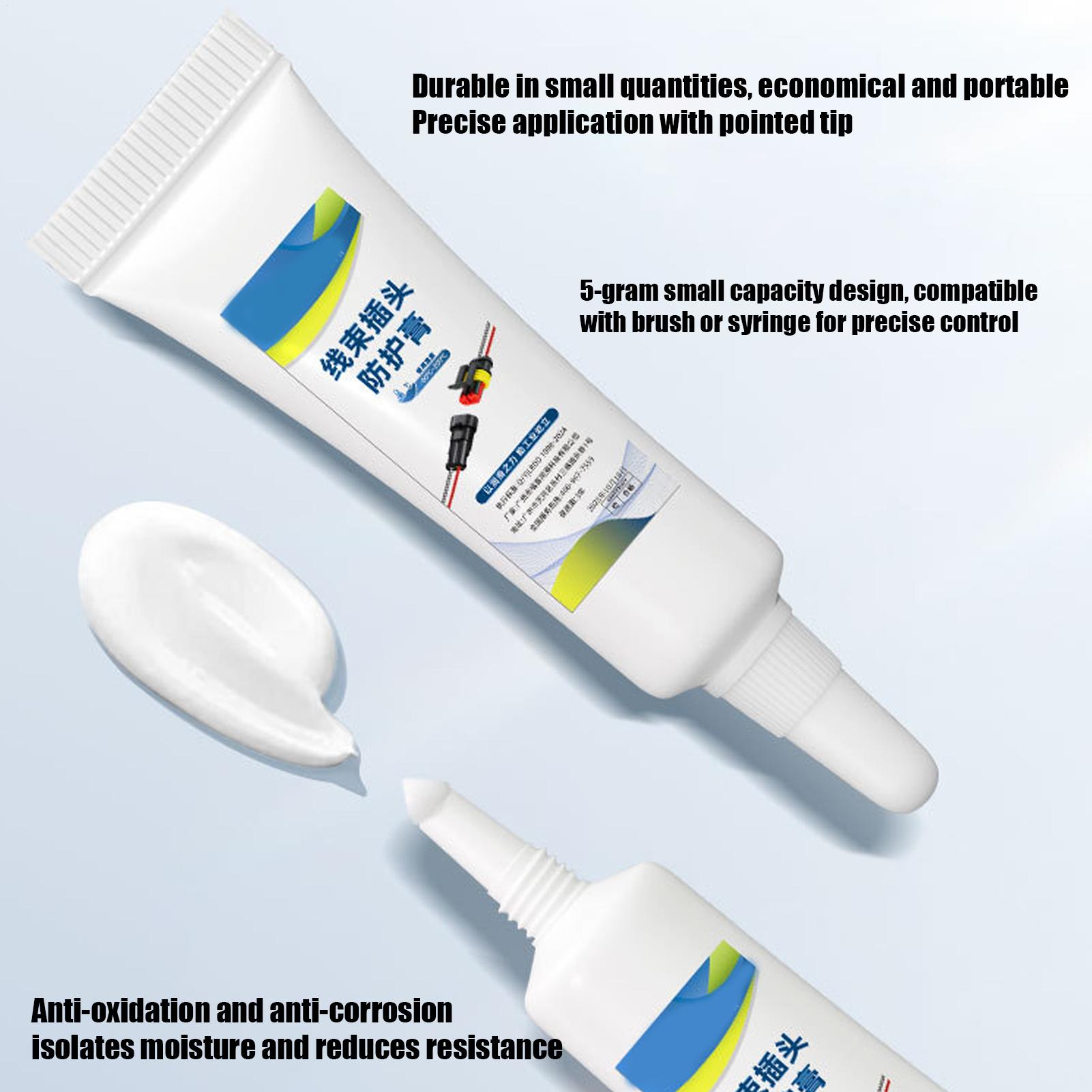 Power Tools Grease - จาระบีไดอิเล็กทริกสำหรับยานยนต์ จาระบีประสิทธิภาพสูงสำหรับขั้วแบตเตอรี่ สำหรับรถพ่วง รถบ้าน รถบรรทุก ซีลขั้วต่อไฟฟ้า