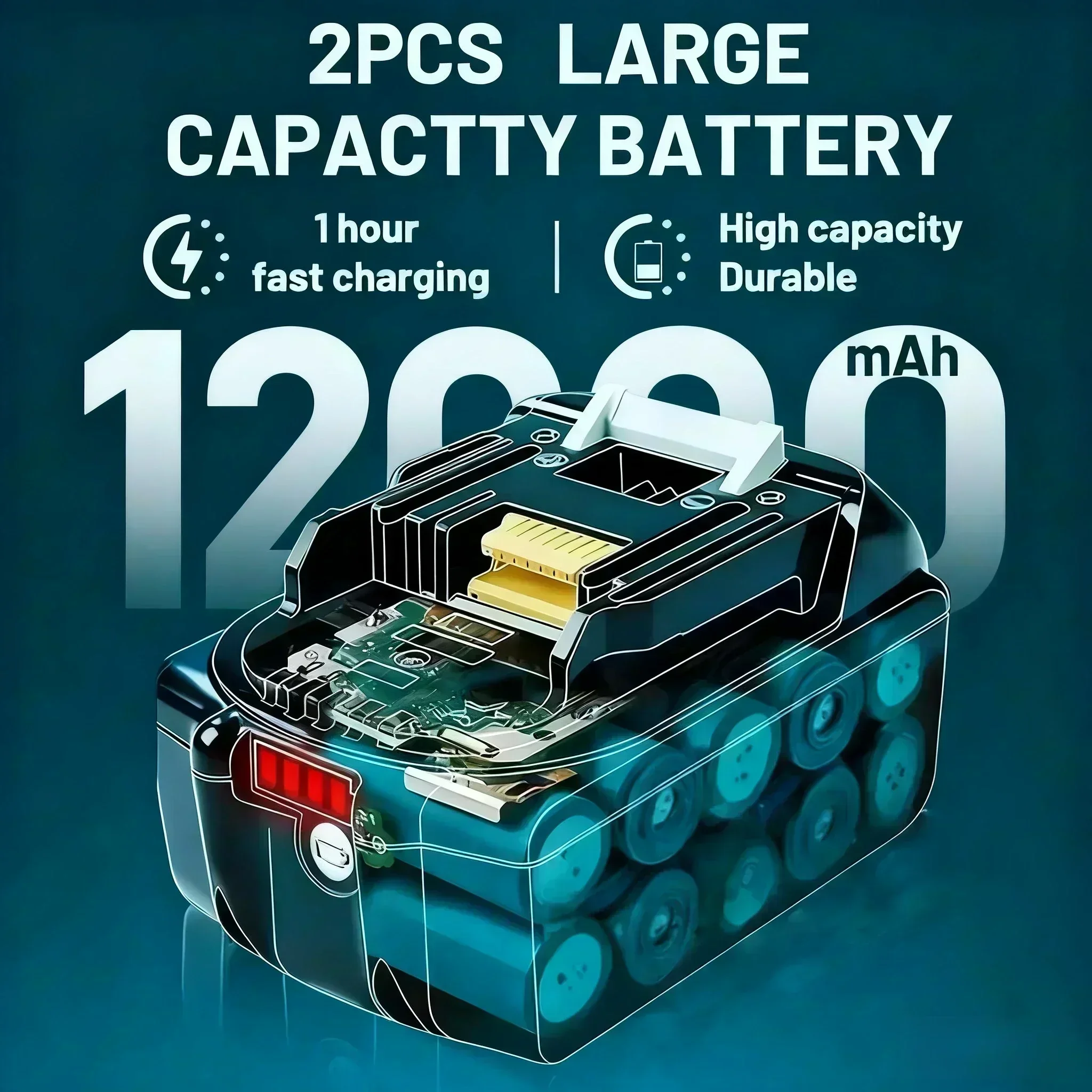 🎯 แบตเตอรี่แท้สำหรับ Makita 18 - Power Tools Tool Box บทวิจารณ์และราคา