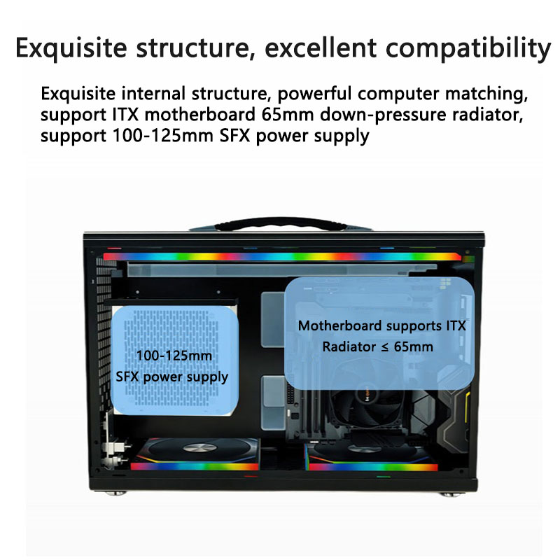 UPSIREN MD-1 ITX เคสคอมพิวเตอร - Power Tools Tool Box บทวิจารณ์และราคา