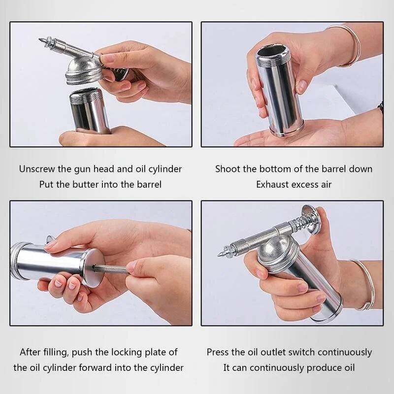 ปืนอัดจาระบีแรงดันสูงแบบมือถือ - Power Tools Grease บทวิจารณ์และราคา