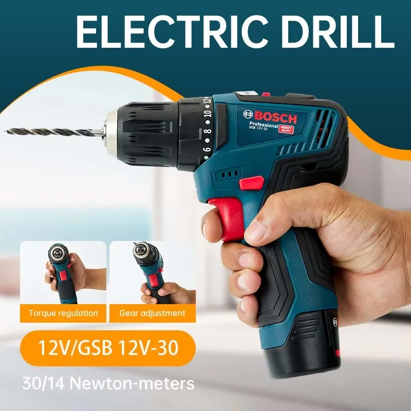 Bosch-GSB 12V-30 สว่านไฟฟ้าแบบ - Power Tools Bosch บทวิจารณ์และราคา
