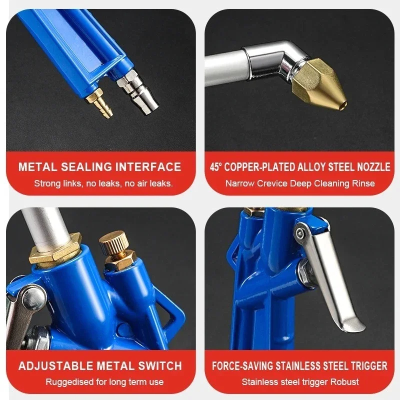 ปืนฉีดน้ำแรงดันสูงแบบลมพร้อมหั - Power Tools Grease บทวิจารณ์และราคา
