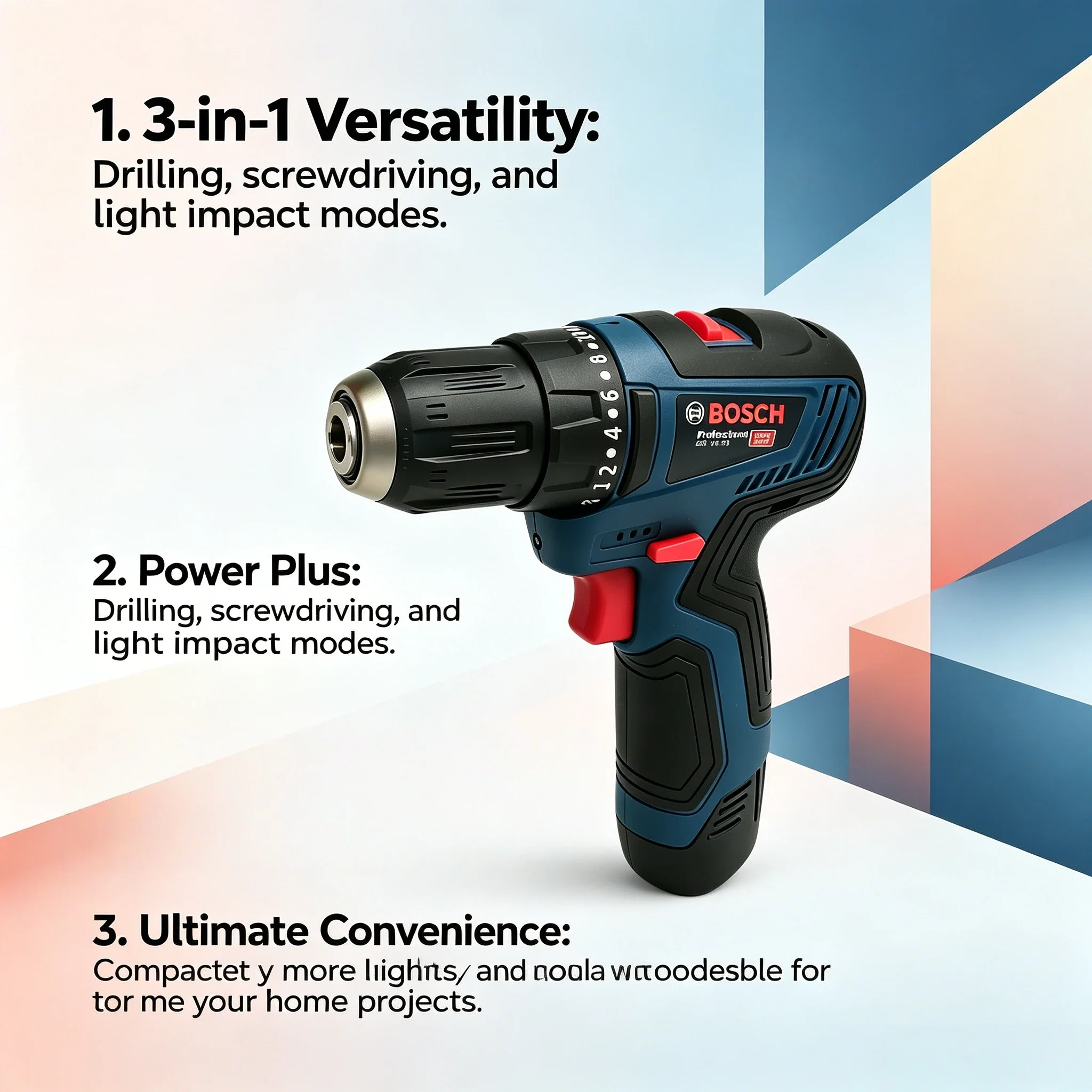 บ๊อช-GSB 12V-30 สว่านไฟฟ้าแบบม - Power Tools Bosch บทวิจารณ์และราคา