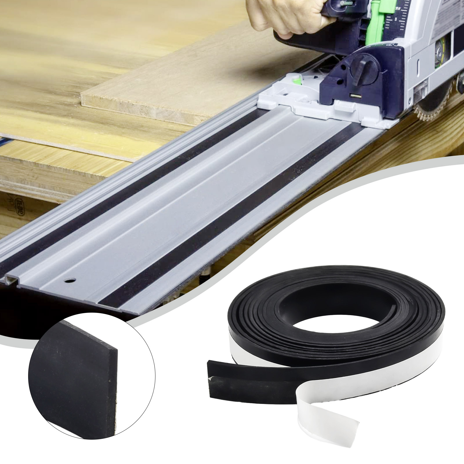 แถบกันกระแทกสำหรับรางเลื่อย 1. - Power Tools Guide บทวิจารณ์และราคา