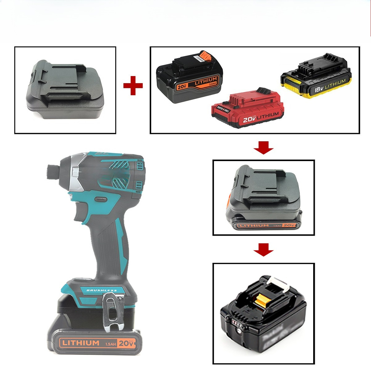 อะแดปเตอร์เครื่องมือไฟฟ้า DEWA - Power Tools Stanley บทวิจารณ์และราคา