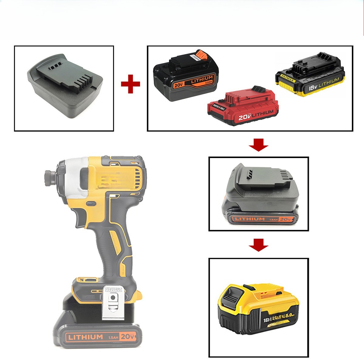 อะแดปเตอร์เครื่องมือไฟฟ้า DEWA - Power Tools Stanley บทวิจารณ์และราคา