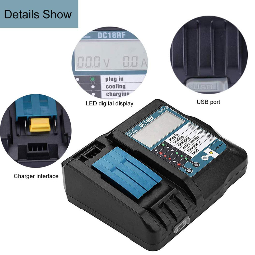 DC18RF 3A แบตเตอรี่เครื่องชาร์ - Power Tools Uk บทวิจารณ์และราคา