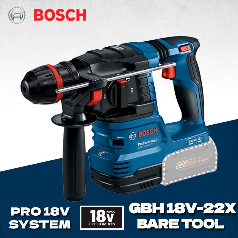 สว่านโรตารี่ไร้สาย BOSCH GBH18 - Hammer Drill Sds บทวิจารณ์และราคา